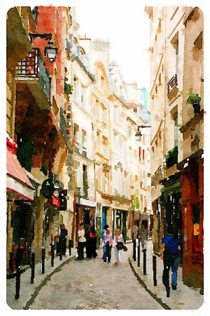 عکس باکیفیت نقاشی ساختمان